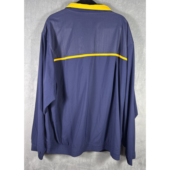 Under Armour All Season Gear 4XL Mens Full Zip Training Jacket NAVY & YELLOW - Picture 6 of 7
